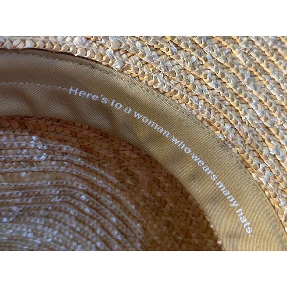 GiGi Straw Isla Fedora Hat NEW main image 10